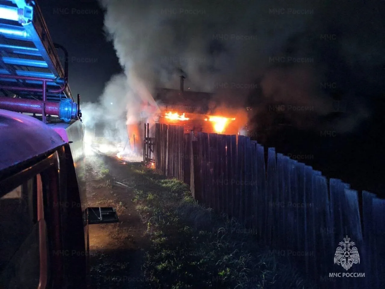 Смертельный пожар в Большом Луге
