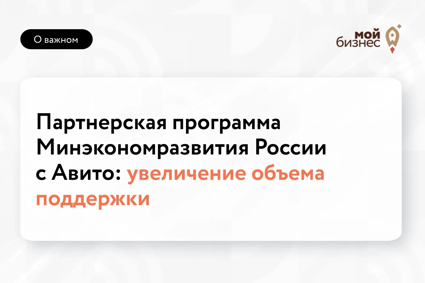 🚀Расширяем поддержку бизнеса совместно с Авито