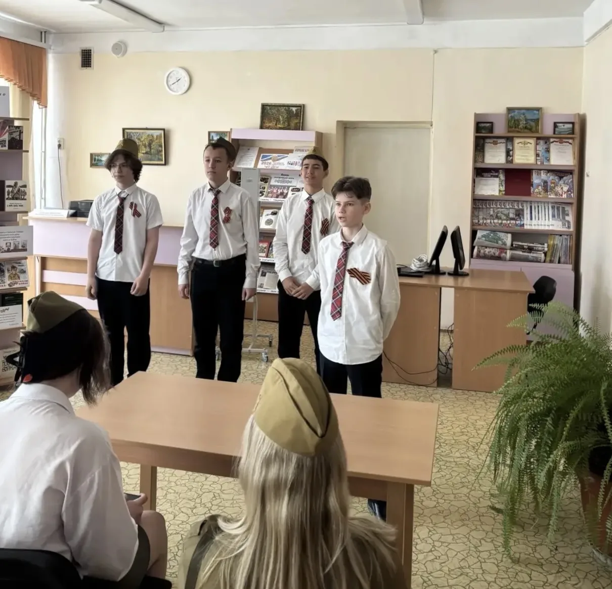 🪖Среди учащихся 7-х классов прошел конкурс чтецов стихотворений, посвященных Великой Отечественной в