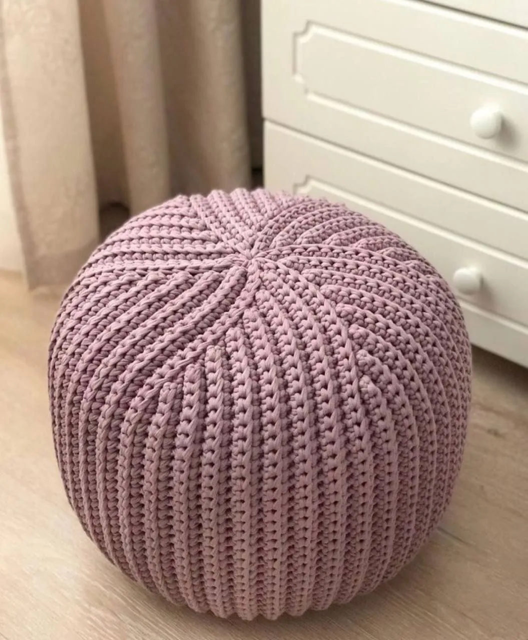 🧶Схема для пуфика