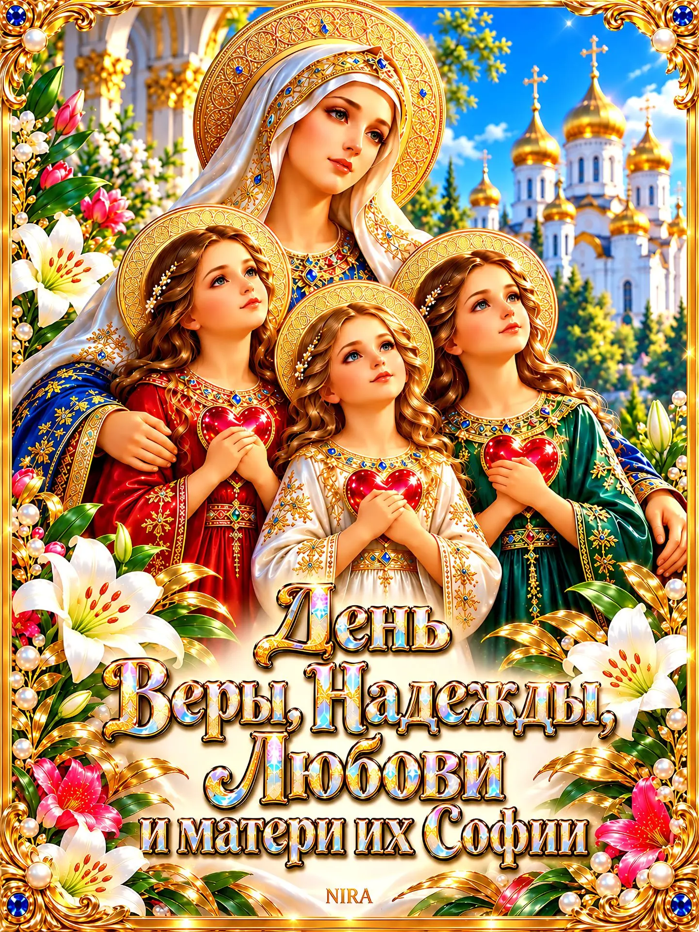 Вера, Надежда, Любовь и мать их София ❤️🙏