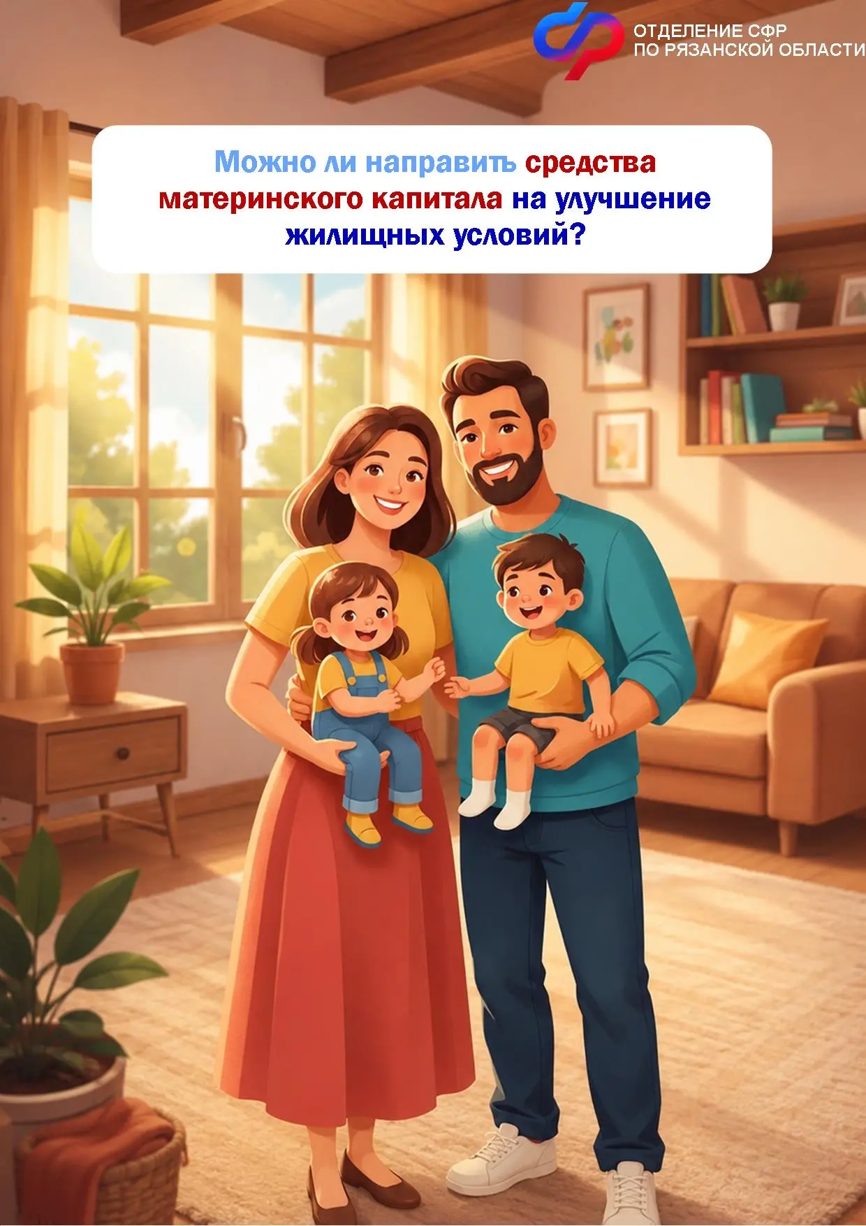🏠Воспользоваться средствами материнского капитала на улучшение жилищных условий можно, когда ребёнк