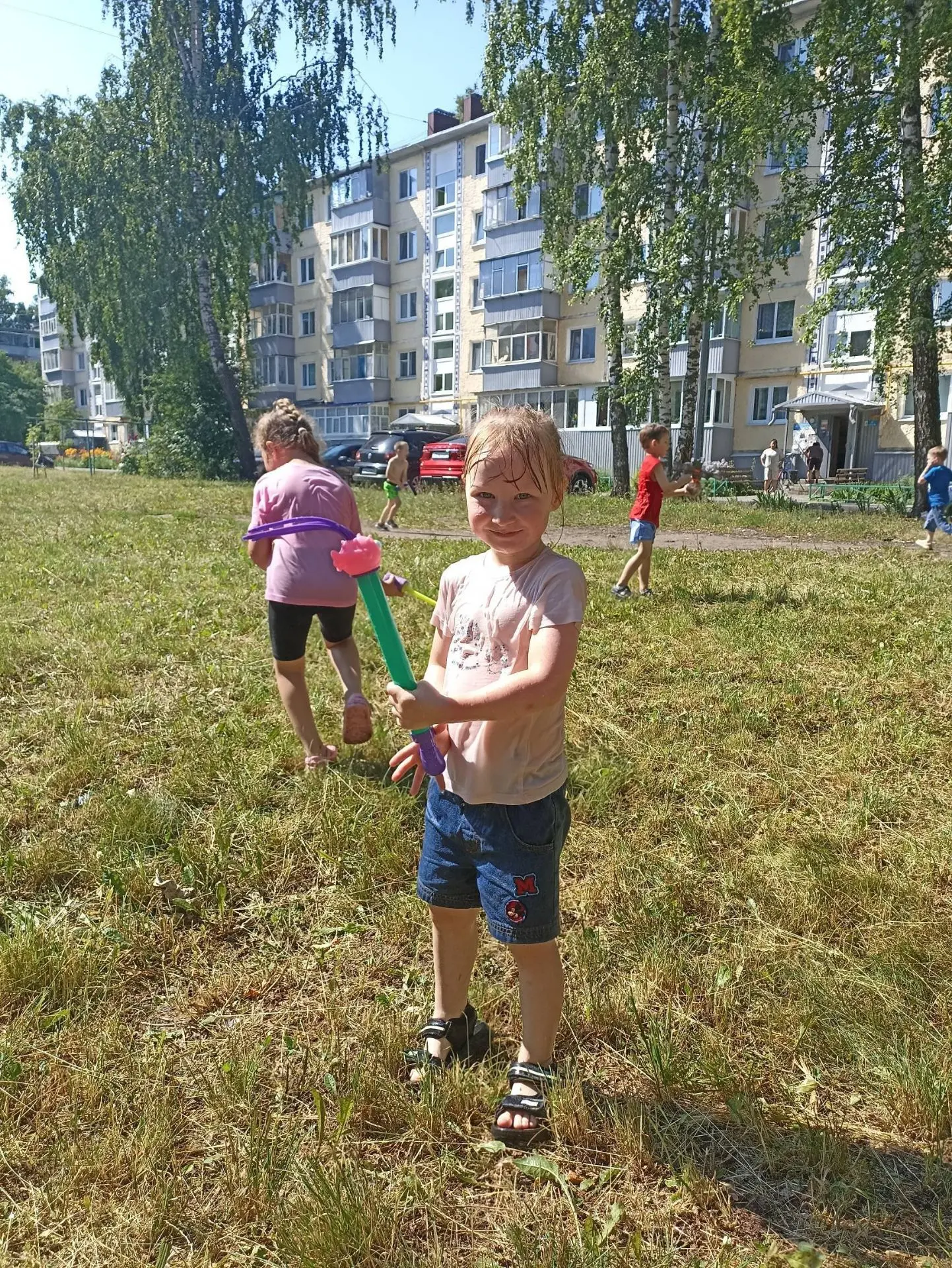 Вода! Вода! Кругом вода!💦
Настоящая водная феерия творилась в группе "Паровозик" жарким☀️ июльским 