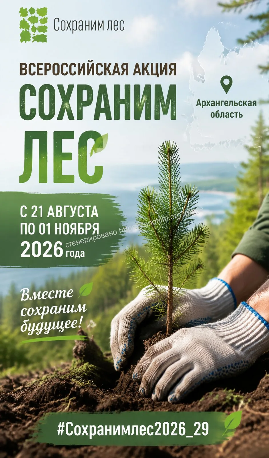 Приглашаем к участию во Всероссийской акции «Сохраним лес»!