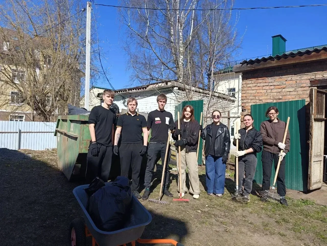 В тёплое солнечное утро 16 апреля студенты ОСП г. Рыбинск ГПОУ ЯО "Ярославский медицинс...