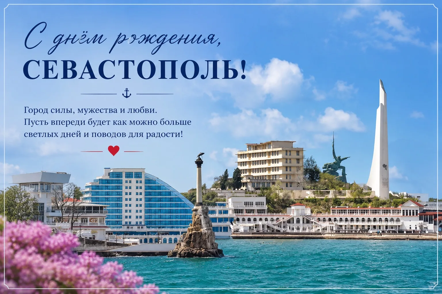 Сегодня Севастополь отмечает свой день рождения! 🎉

Для каждого из нас Севастополь — это гораздо бо