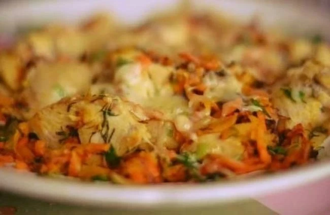 🍲 Курица с морковью и сыром