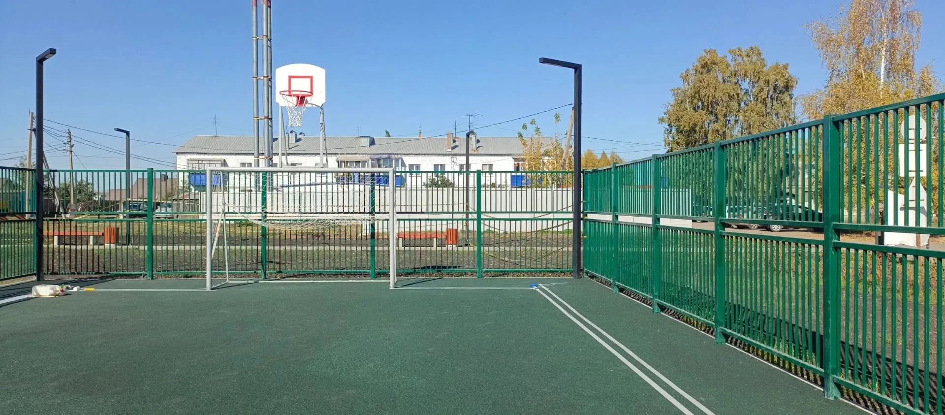 Завершаем строительство детской и спортивной площадок в с. Загородный по программе «Фор...
