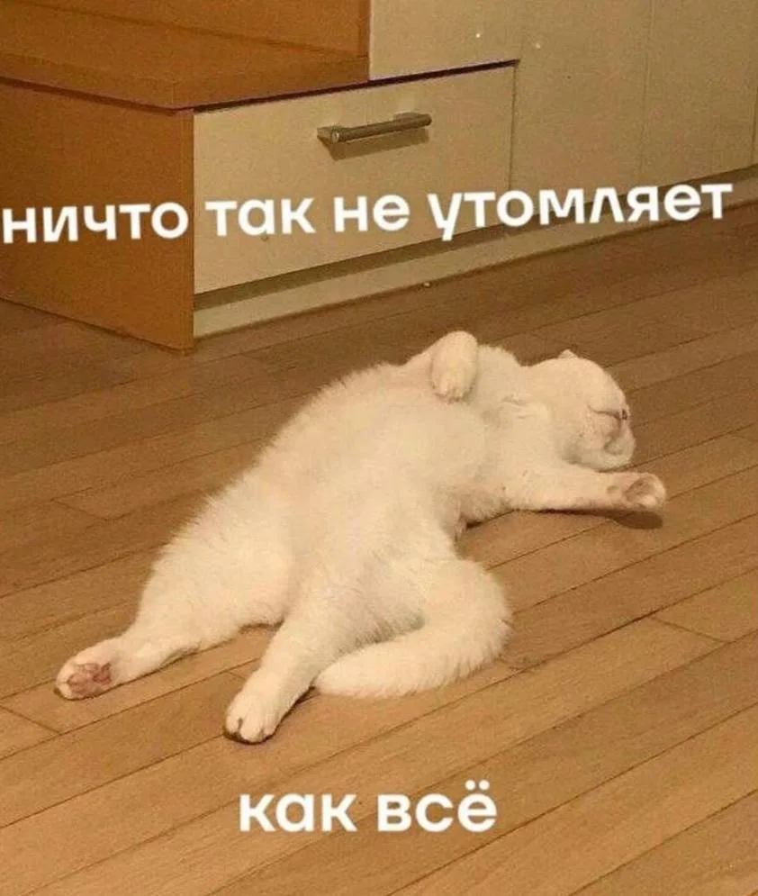 Когда только среда, но состояние уже такое.