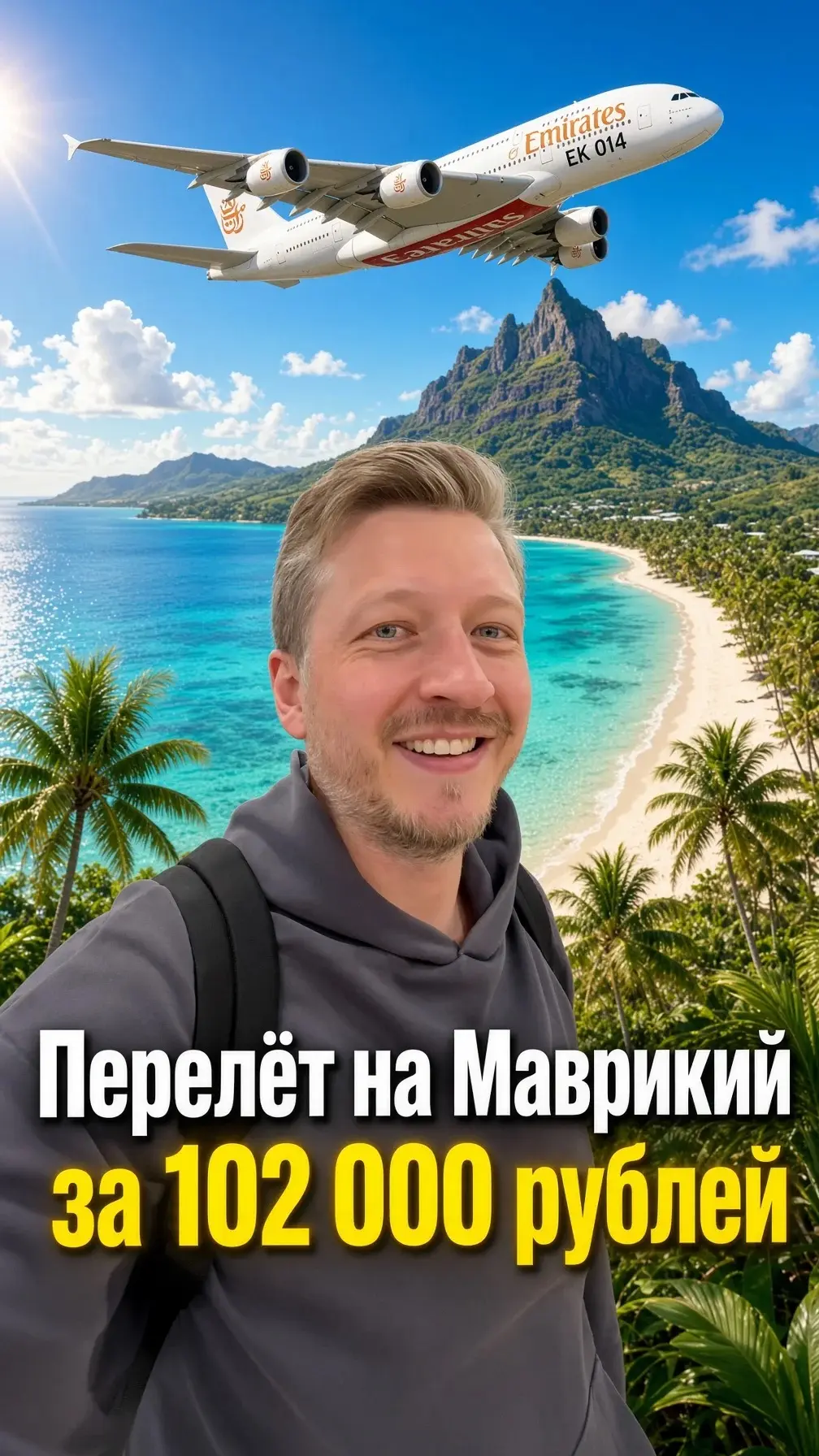 Перелёт на Маврикий за 102000 рублей. Показываю, как это было.
