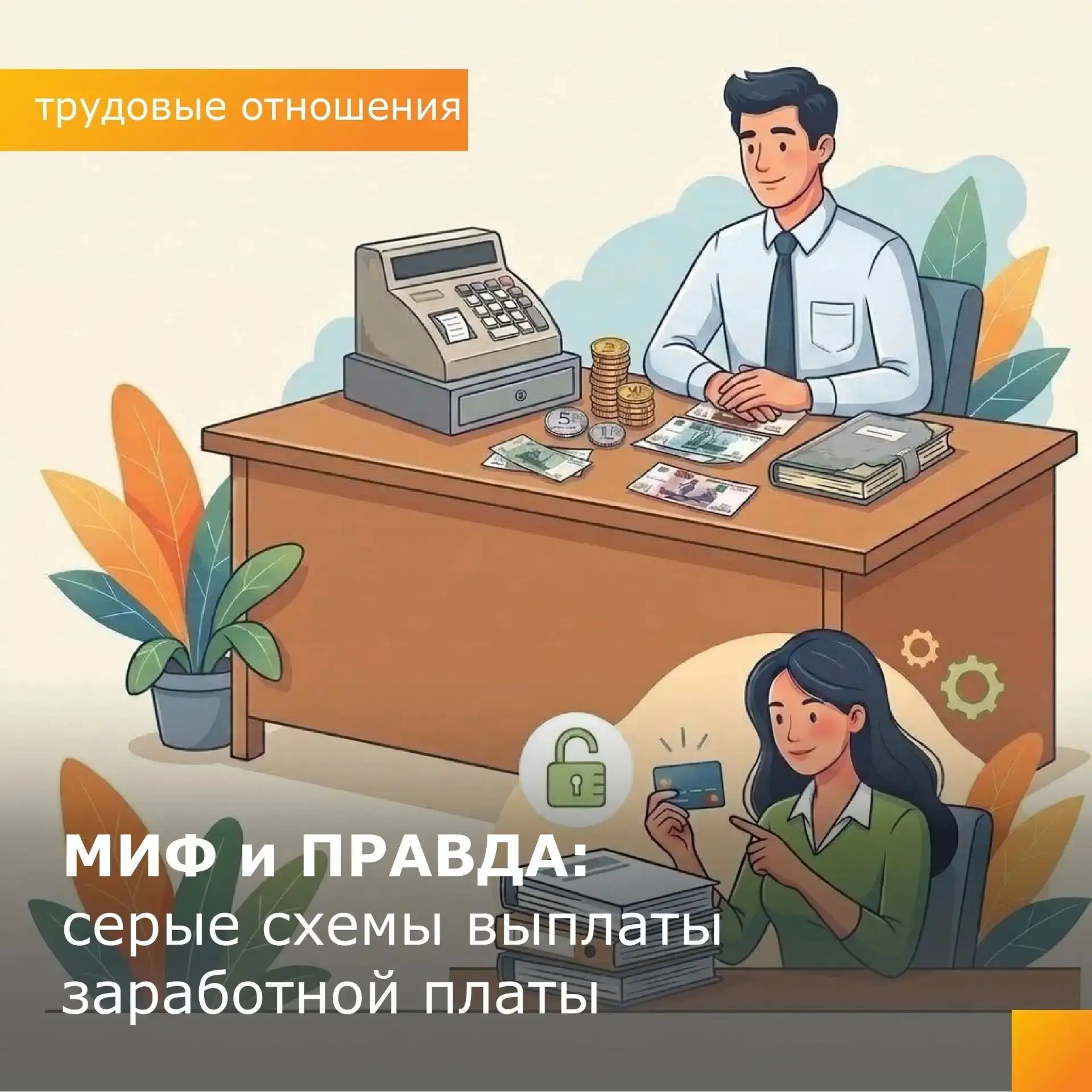 📌 «Серая» зарплата - это иллюзия выгоды, которая оборачивается серьёзными рисками для ...