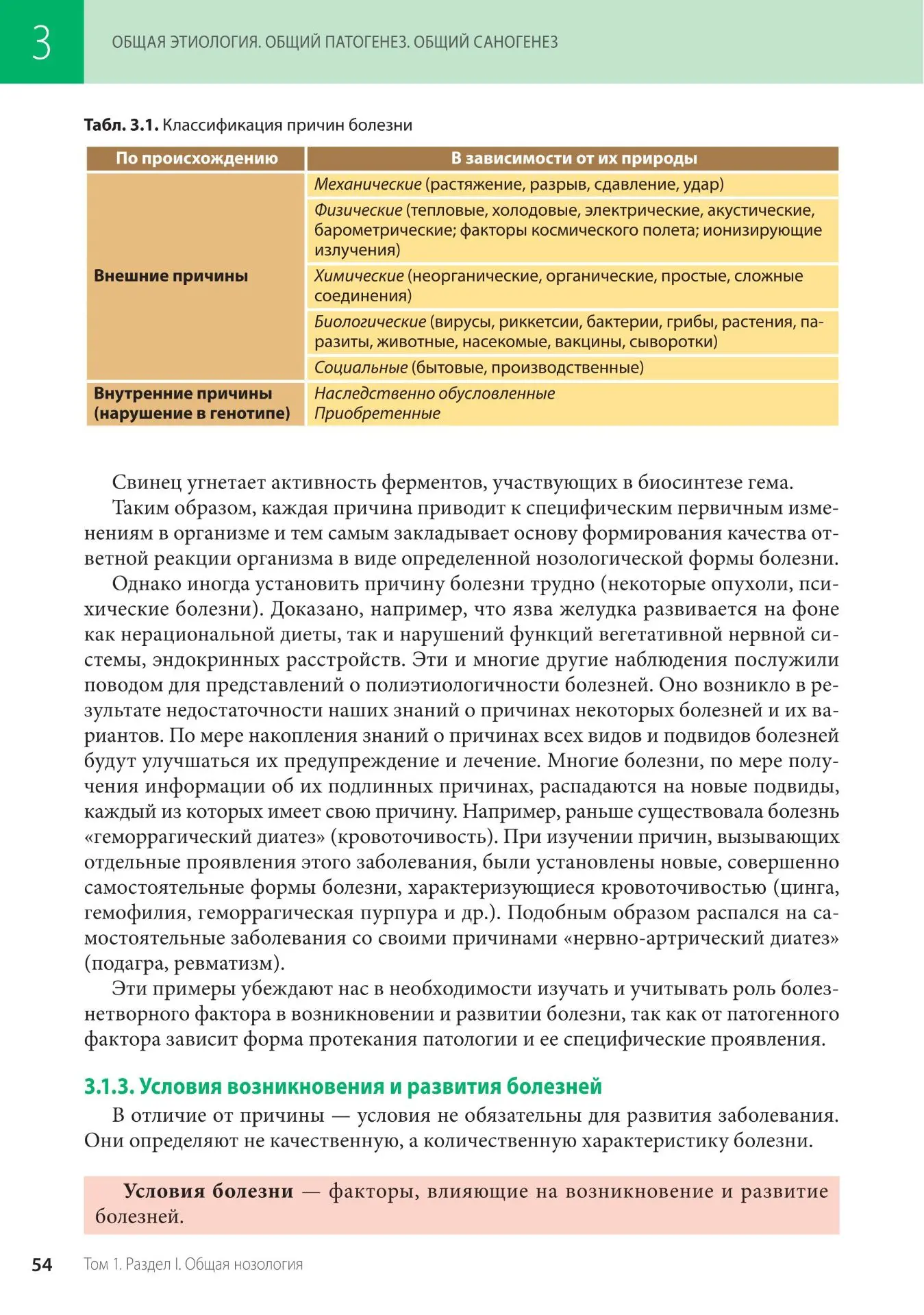 Общая этиология