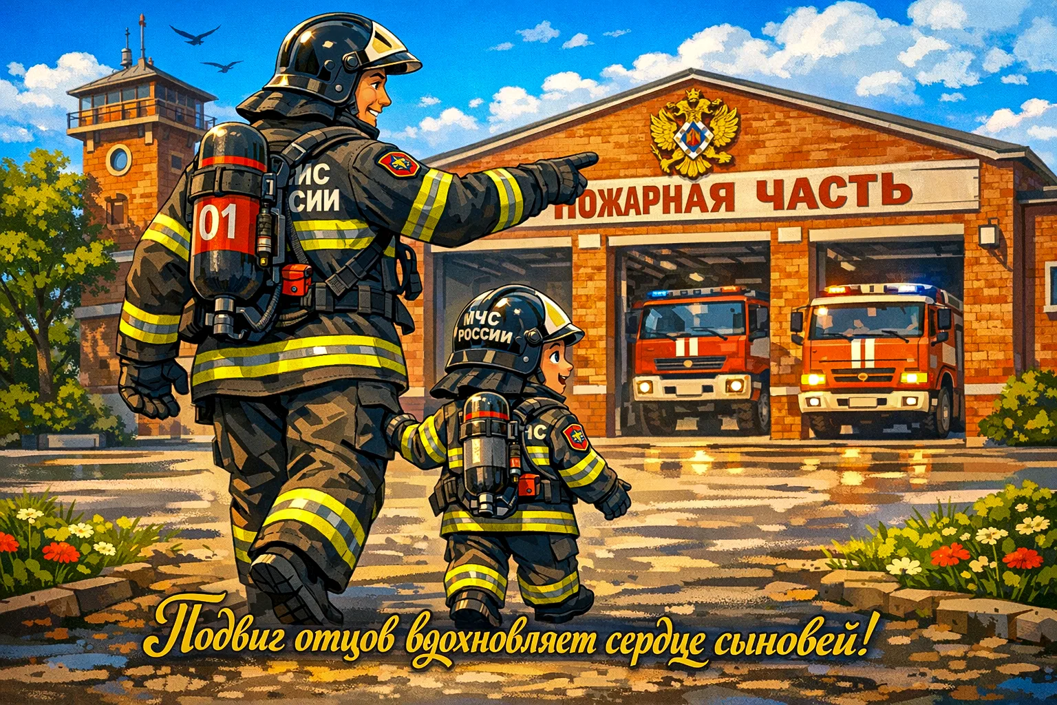 ПРЕЕМСТВЕННОСТЬ ПОКОЛЕНИЙ НА СТРАЖЕ ПОЖАРНОЙ БЕЗОПАСНОСТИ