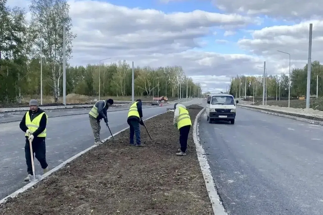 Продолжается строительство дороги к посёлку Клюквенный: готовность объекта 65%. Подрядч...