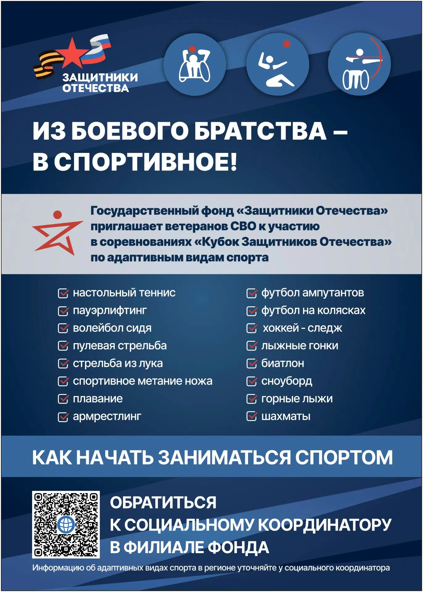 Информационные материалы об оказываемых мерах поддержки участникам специальной военной ...