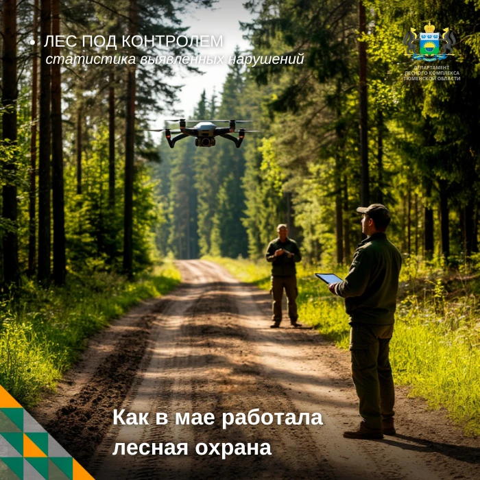 🟢 Рубрика: Лес под контролем

Май для лесной охраны Тюменской области прошёл в напряжённом ритме. В