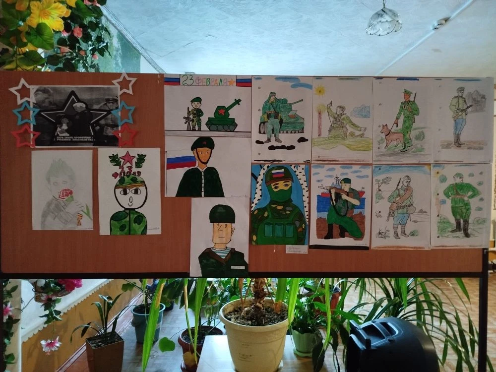 🖌В рамках месячника оборонно-массовой и военно-патриотической работы ко Дню защитника Отечества, в 