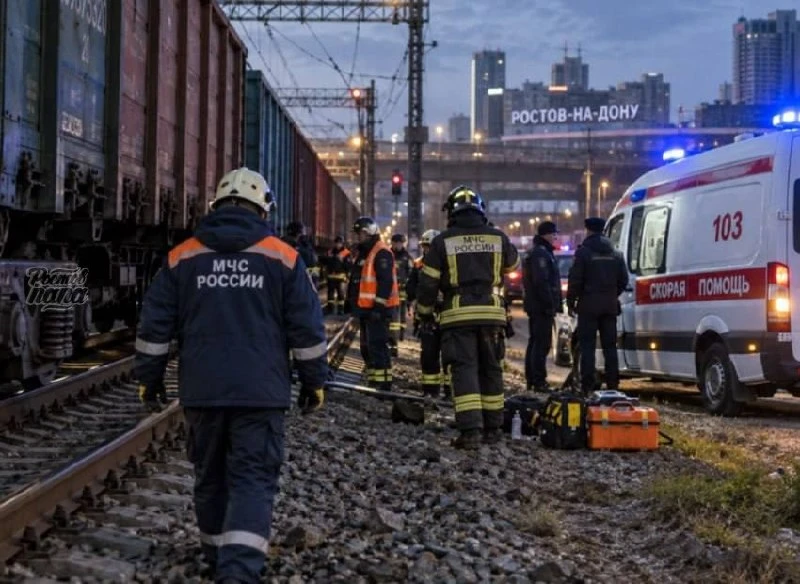 Двух подростков ударило током на крыше грузового вагона в Ростове