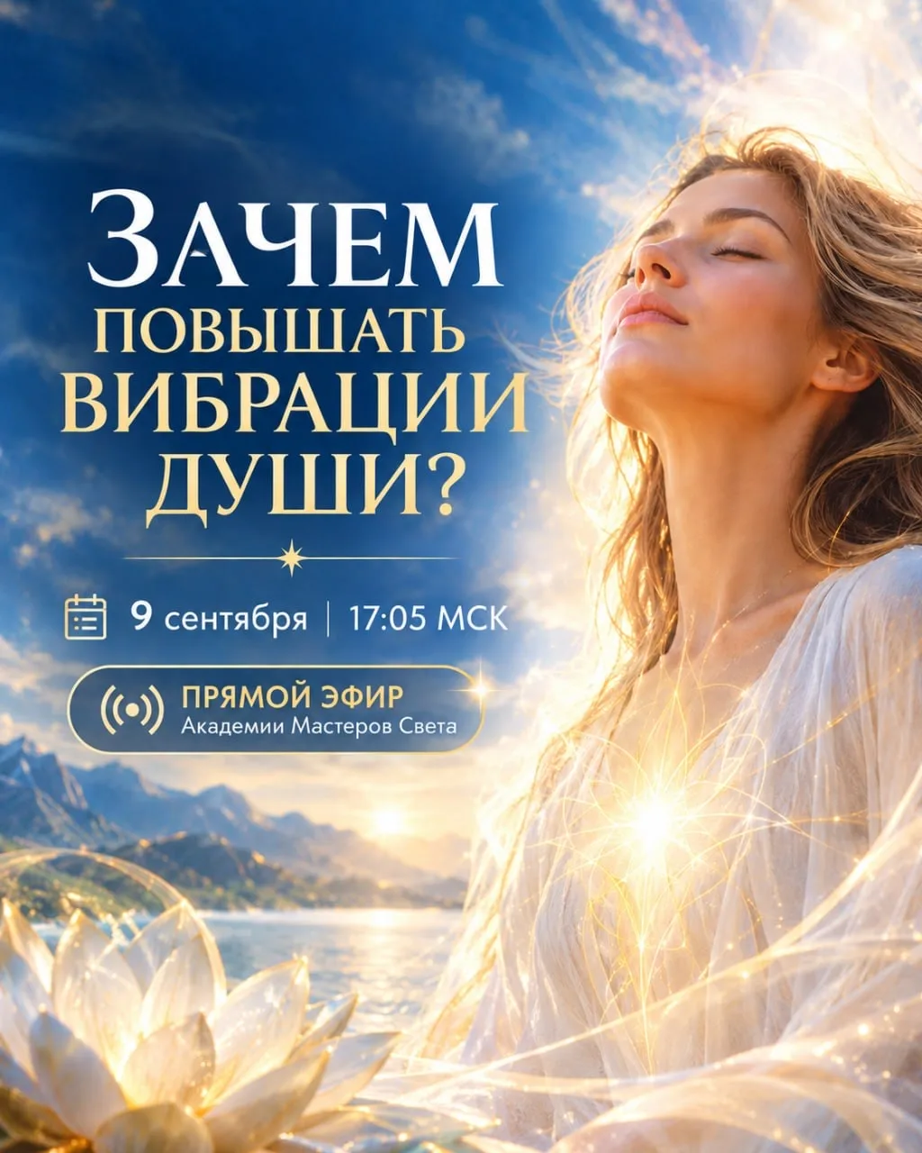 ✨ ЗАЧЕМ ПОВЫШАТЬ ВИБРАЦИИ ДУШИ?