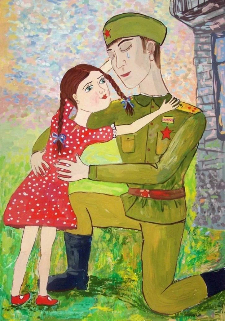 Идея для рисунков на 9 мая  ❤ — если понравилась идея   Поделки