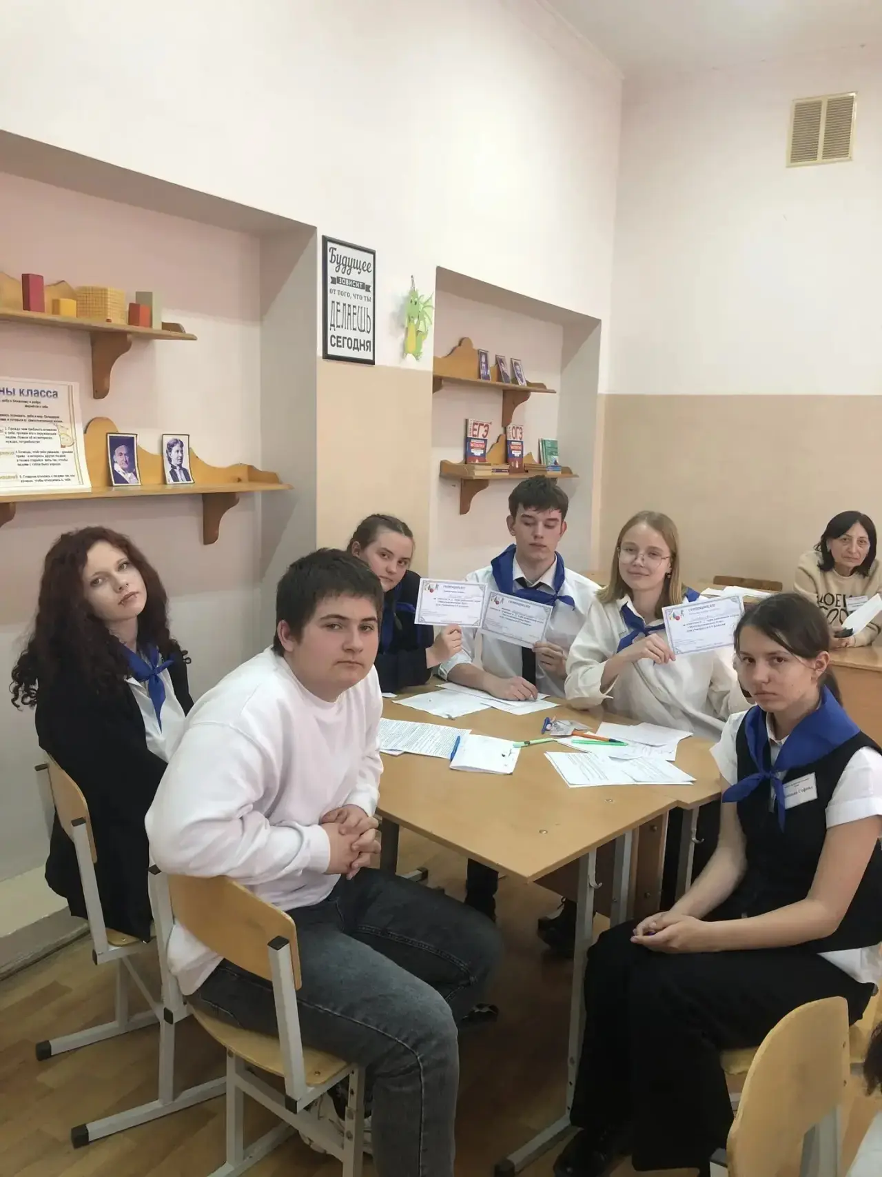 🧮 Сражение умов в нашей школе!  23 марта на базе Новобессергеновской школы прошли районные «Математи