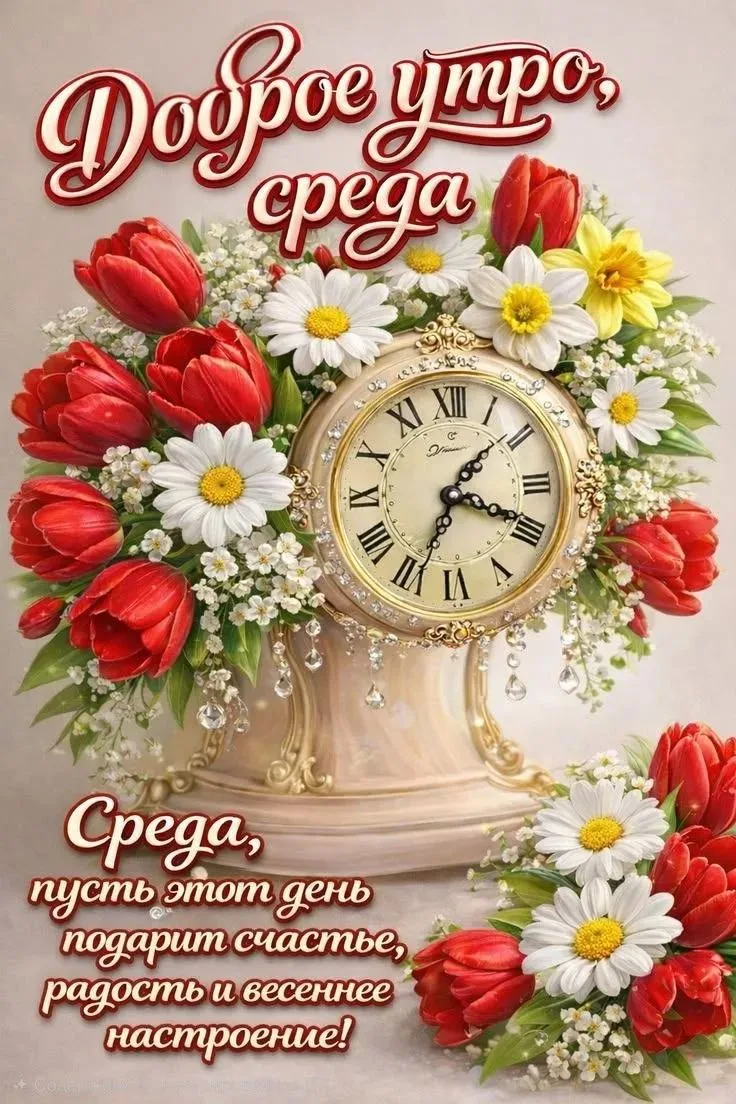 Доброе утро среды, СКОРПИОНЧИКИ! 🤗 
Пусть день будет добрым и неспешным: пусть всё решается без суе