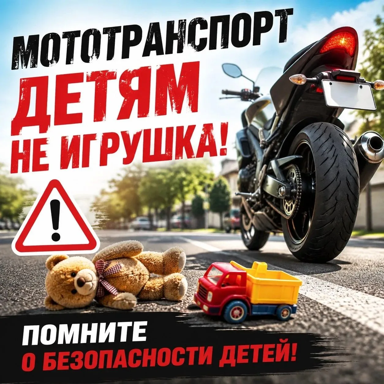 Осторожно, мототранспорт! Памятка для родителей и подростков на серьёзную проблему – ис...
