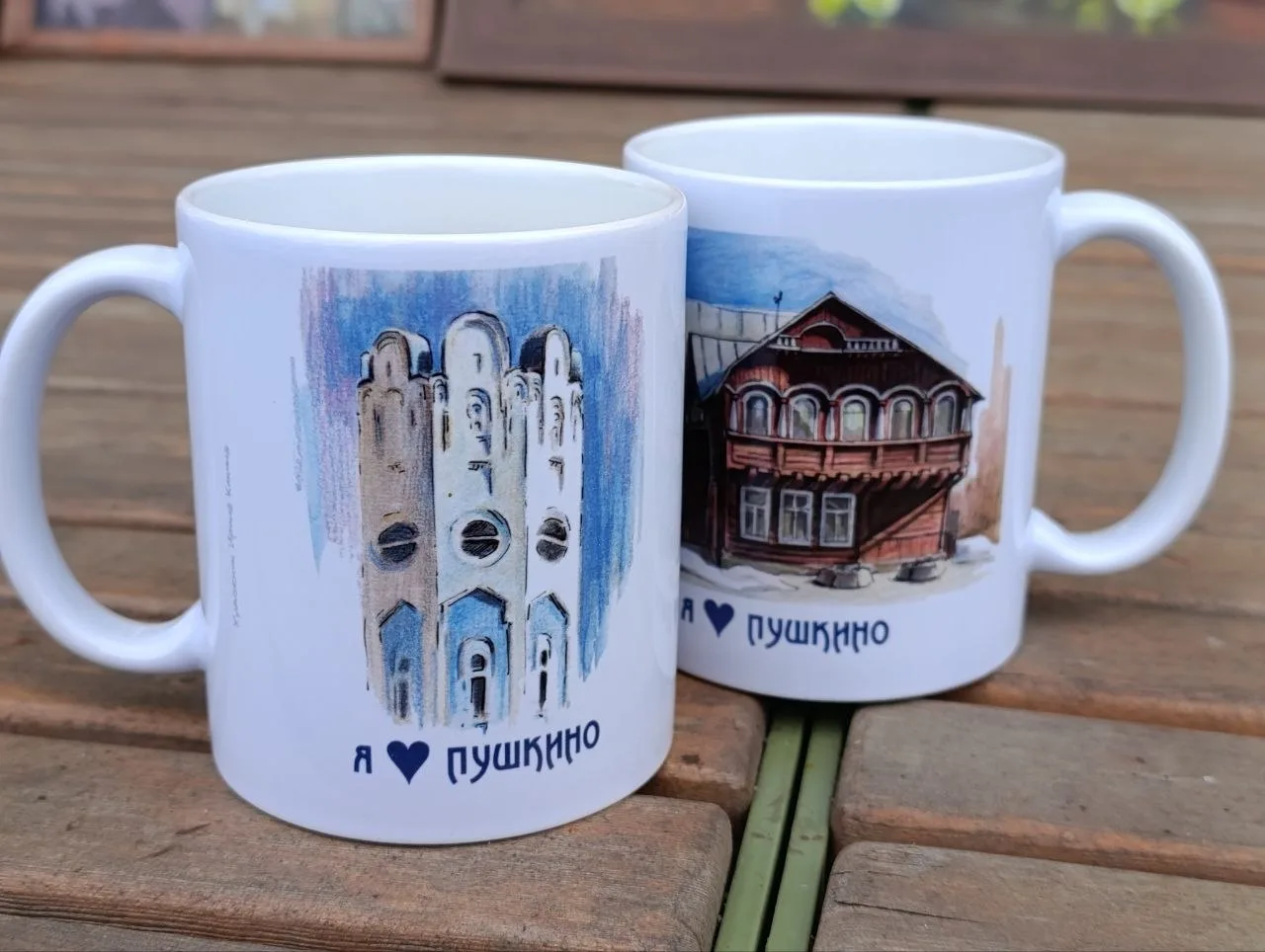 ☕️ Вот такие чашки заметила наша подписчица на Травинском озере. Берем!