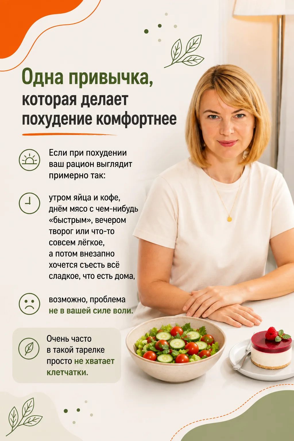 Мне вообще не очень нравится идея похудения, построенного вокруг бесконечного «нельзя».