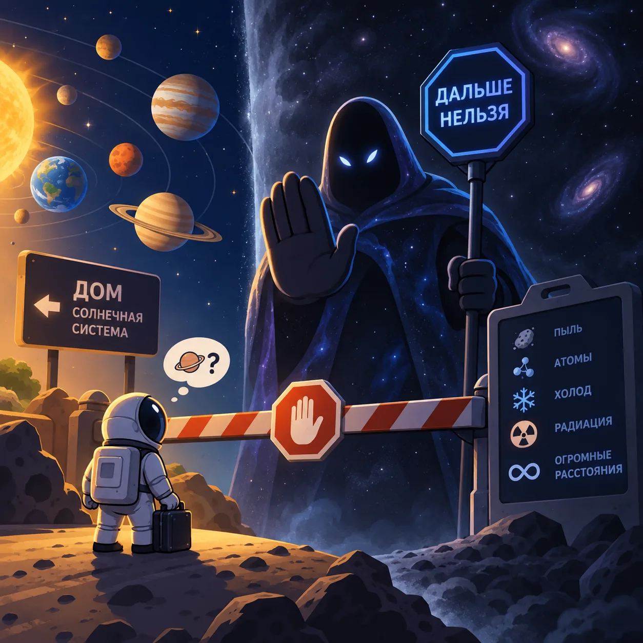 🚀 Почему человечество, возможно, никогда не выберется далеко за пределы Солнечной сист...