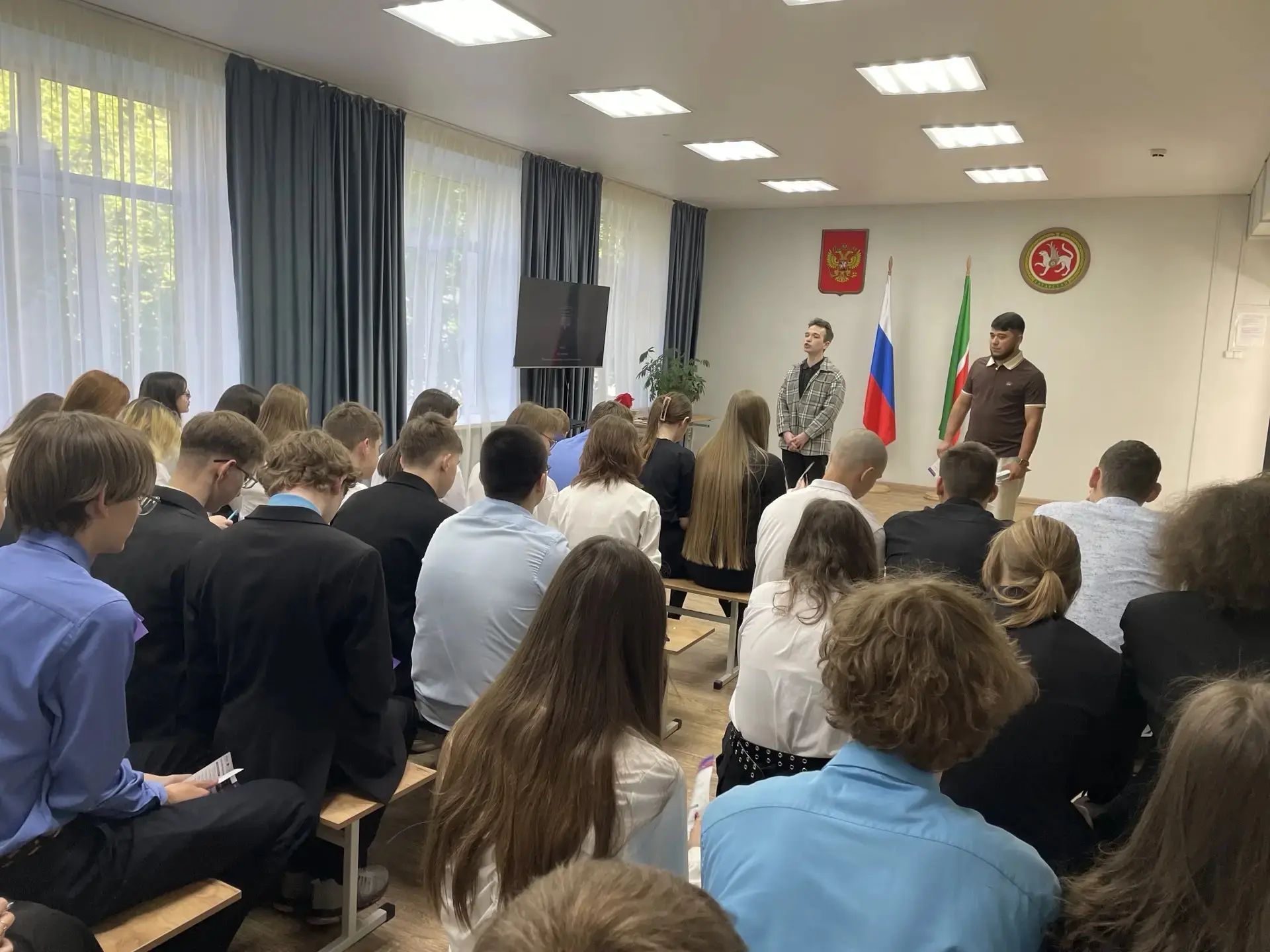 Сегодня, 21 мая, состоялась профориентационная встреча для учащихся 8–11 классов с пред...