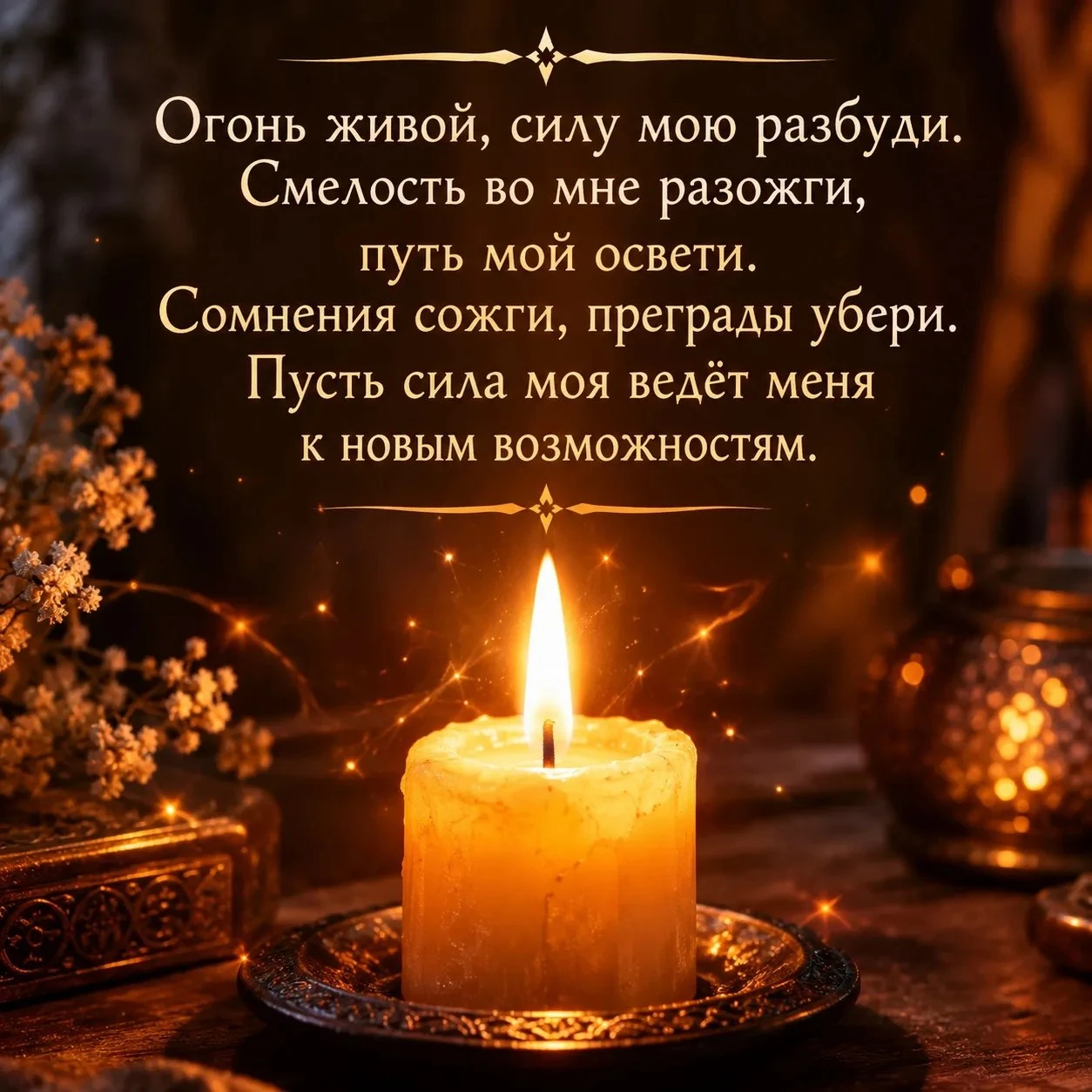 Огонь на силу и действие 🔥
