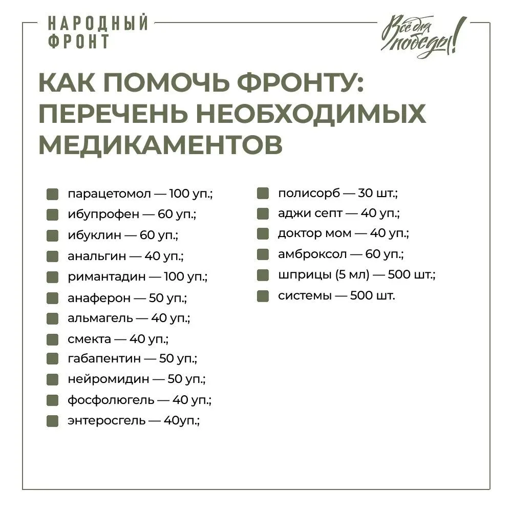 ❗️СРОЧНЫЙ СБОР ДЛЯ БОЙЦОВ-АМУРЧАН МЕДИЦИНСКОГО ОТРЯДА.
