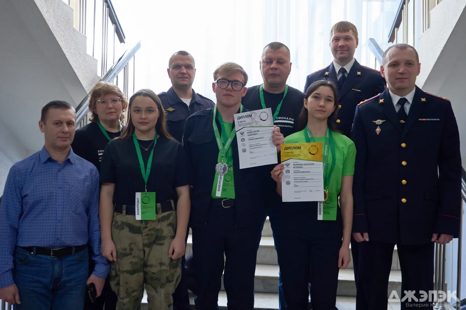 Делимся с вами фотографиями с награждения наших будущих защитников — победителей Чемпионата «Професс