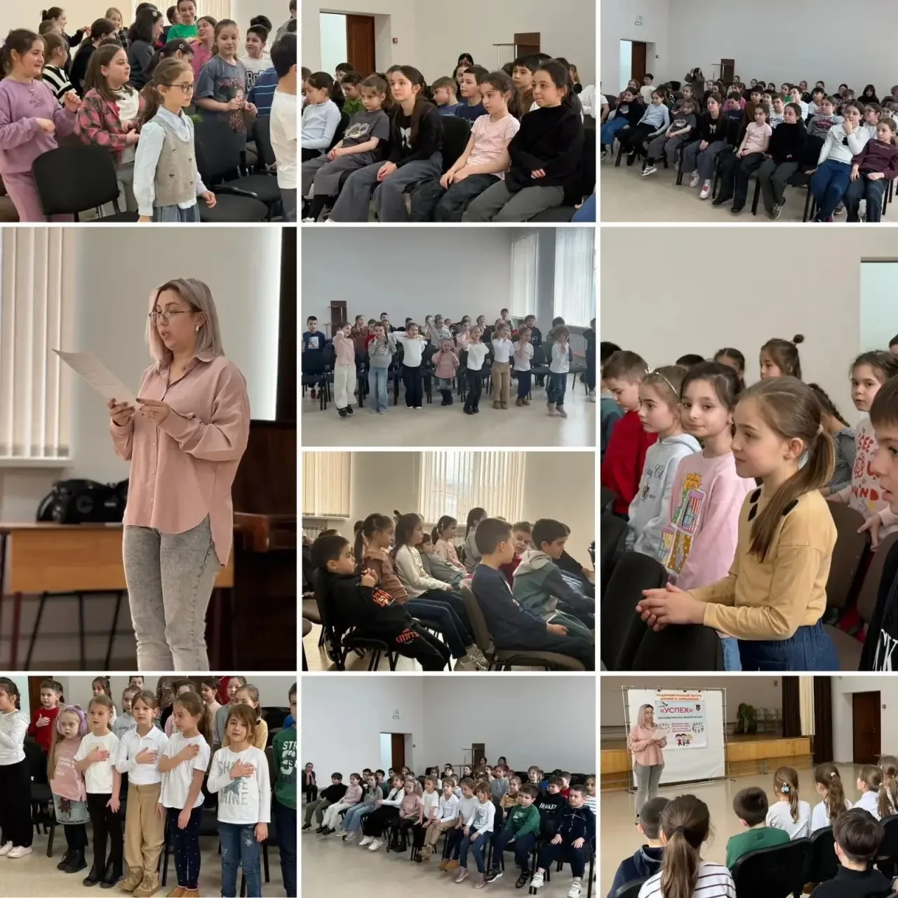 В нашей школе открылся весенний школьный лагерь «Успех». День был особенным – это был «День открытия