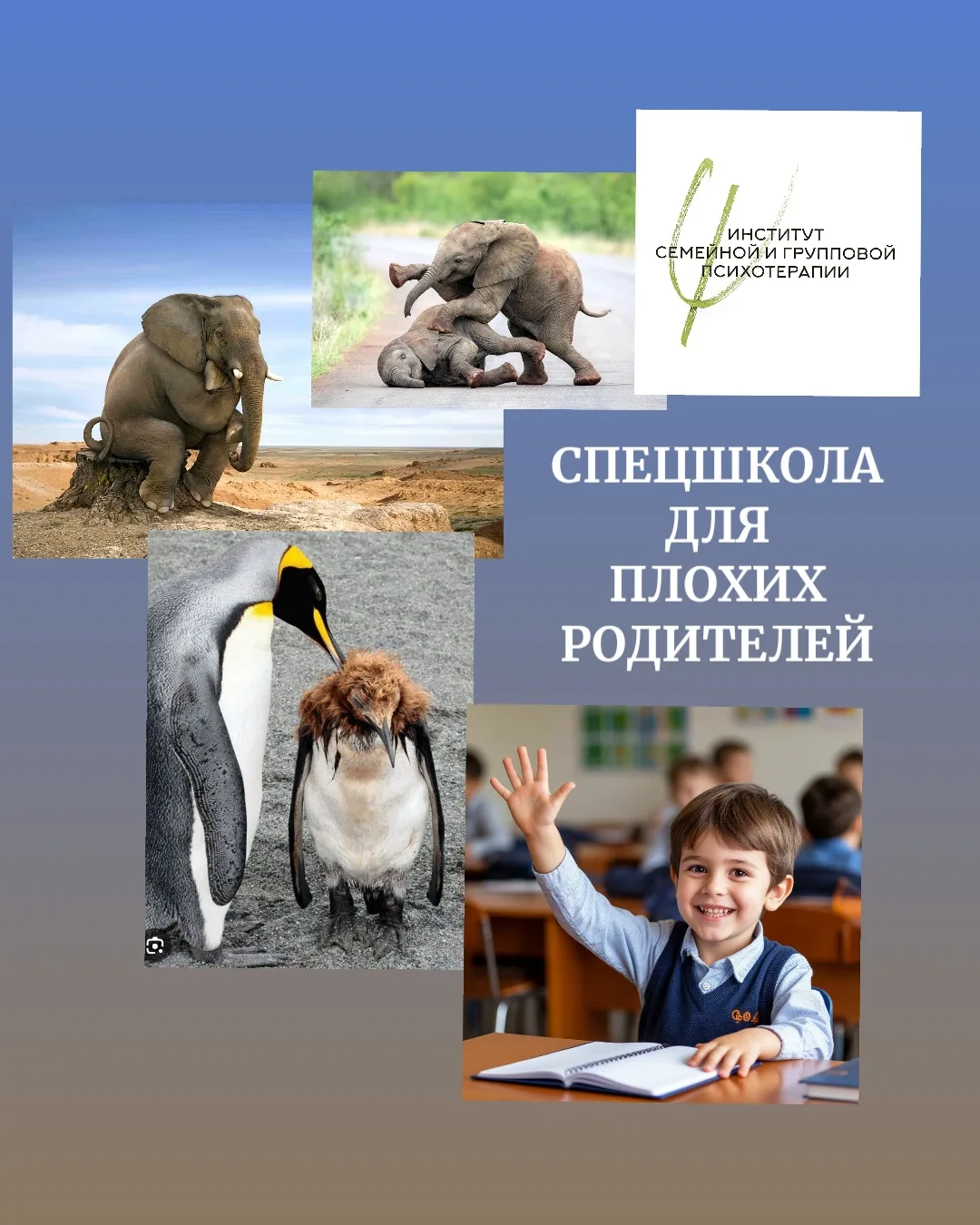 «СПЕЦШКОЛА ДЛЯ ПЛОХИХ РОДИТЕЛЕЙ», информационно-образовательная группа для родителей де...
