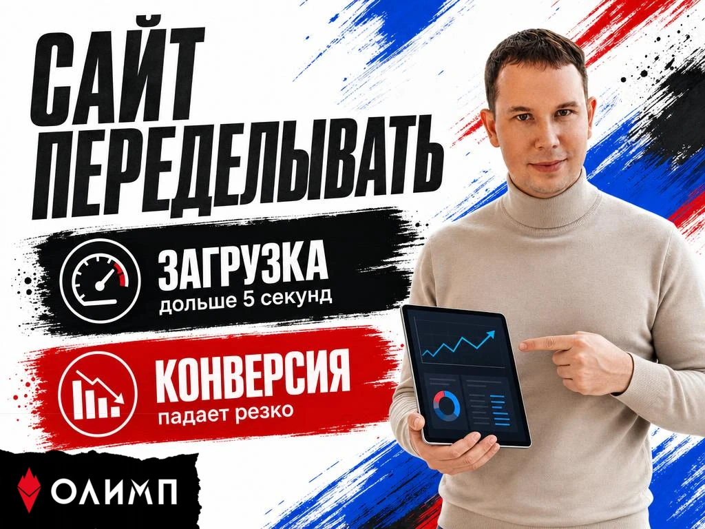 🚨 10 признаков, что сайт пора переделывать

Если сайт не дает клиентов — это не судьба, а сигнал к 