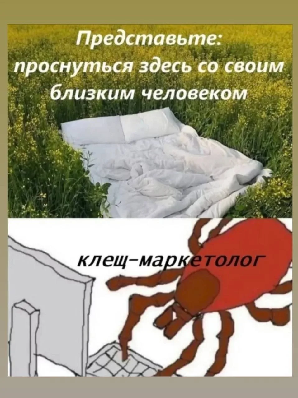 Коварный клещ умеет в продающие смыслы 😅

@adekvat_marketing