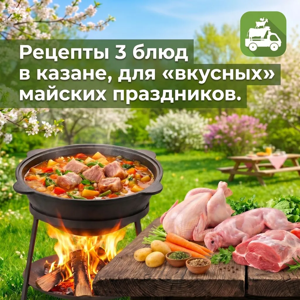 Магия огня и аромат блюд из казана — сердце любого праздника на природе! 🥘