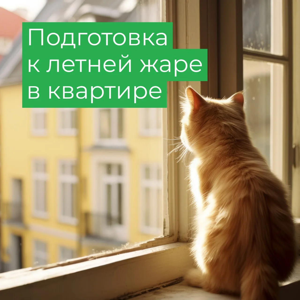 Квартира как духовка: готовимся к жаре заранее🌡