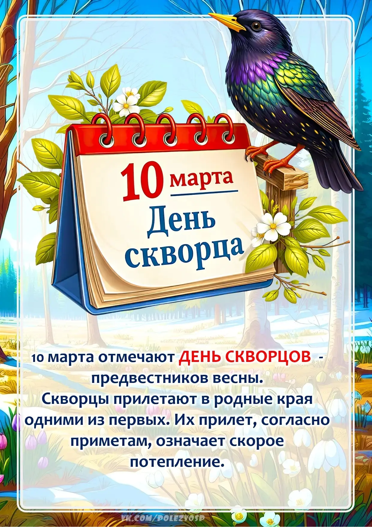 Наши ребята из второй младшей группы знакомились с удивительной птицей — скворцом. 🌸 М...