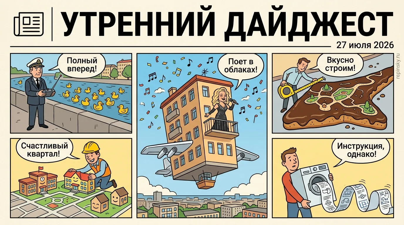 🗞️ Утренний дайджест

➠ Лариса Долина утратила право собственности на элитные московские апартамент
