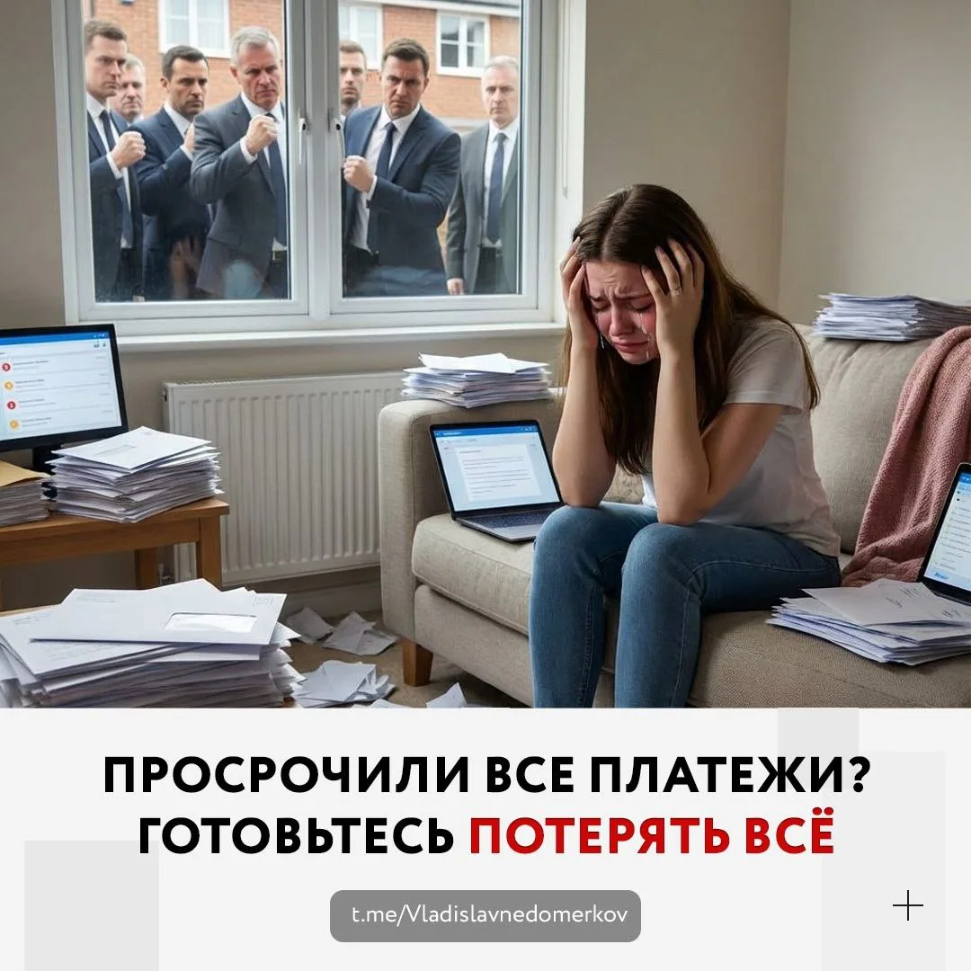 Вы перестали платить по кредитам? ВОТ ЧТО БУДЕТ ДАЛЬШЕ ⚠️   Многие думают: «Ну, просрочу пару месяце