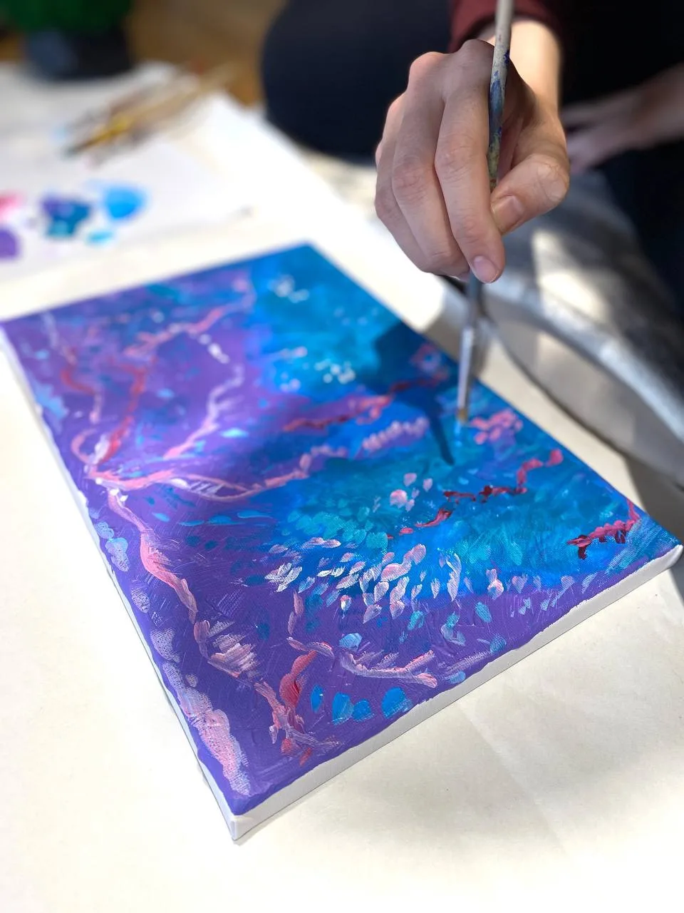 🖌️АРТ ТЕРАПИЯ + КАРТИНА С АФФИРМАЦИЕЙ🖌️