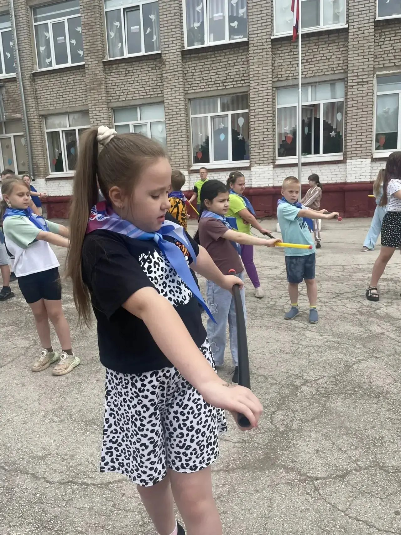 🌞 Бодрое утро в лагере «Солнышко»! 

В рамках Всероссийской акции «Знать, чтобы жить!» в пришкольно