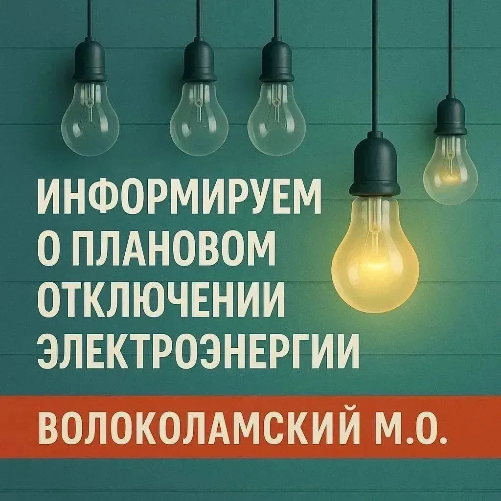 Единая дежурно-диспетчерская служба Волоколамского округа предупредила о временных отключениях элект