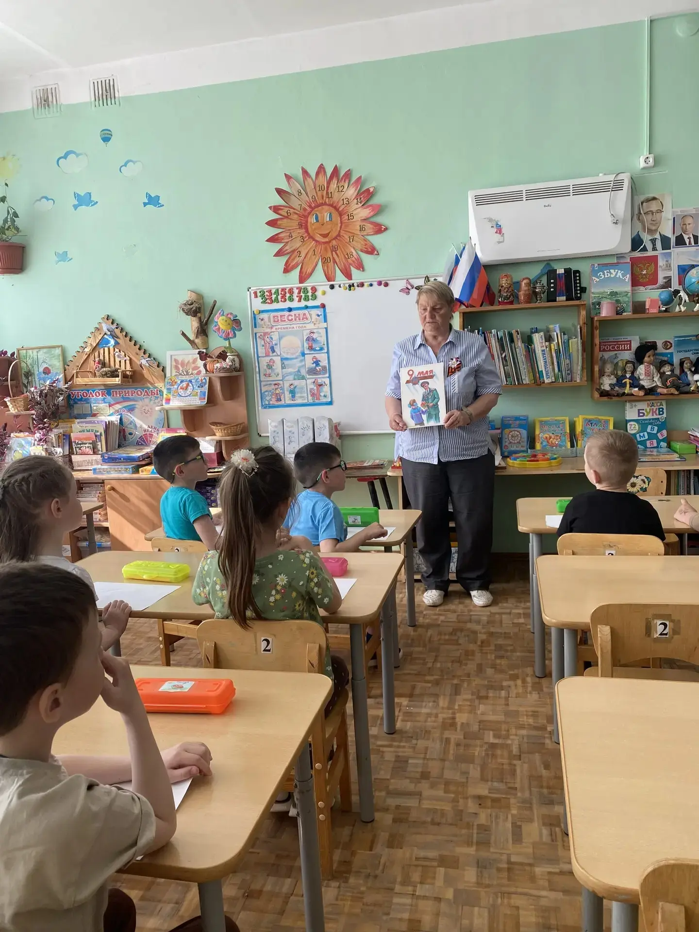 В преддверии великого праздника Дня Победы воспитатели наших детских садов провели тема...