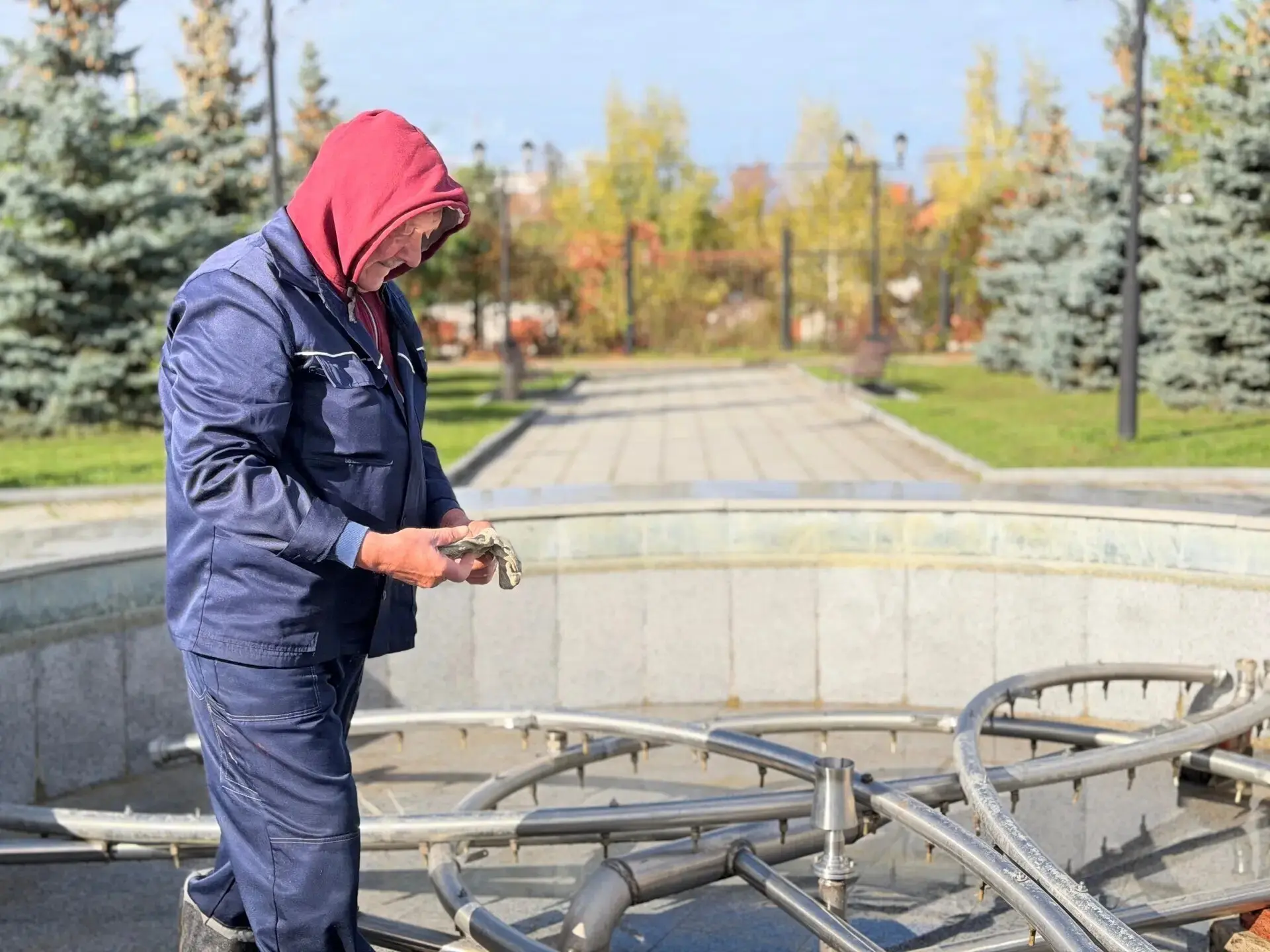 ⛲️Сезон работы фонтанов завершился.