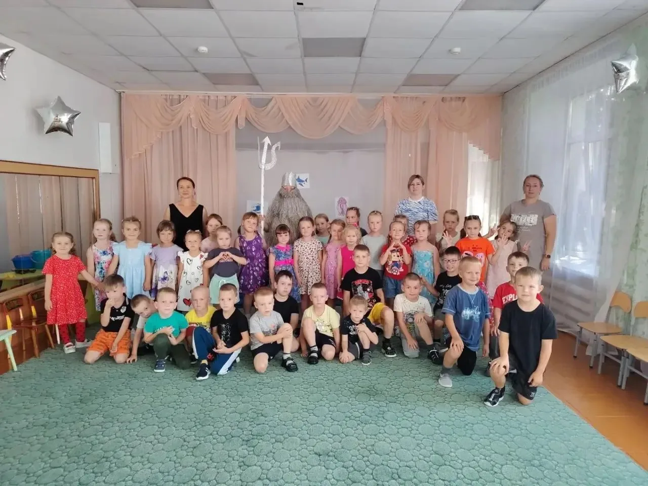 🎉 Во время тематической недели о подводном мире в дошкольных группах прошел праздник –...