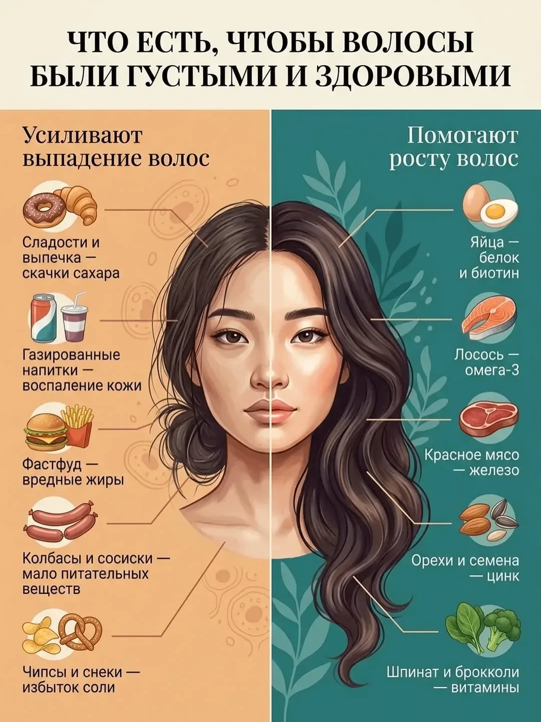 Мы часто ищем волшебные шампуни и дорогие маски…
Но правда в том, что здоровье волос начинается не с